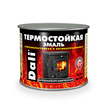 Эмаль термостойкая DALI серебро 0,4 л "Рогнеда" 44871