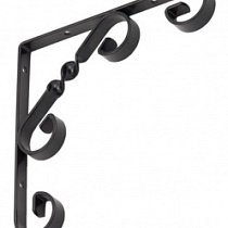 Кронштейн декоративный 100х100 черный WO 100 C 44574