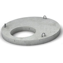 Плита перекрытия колодца (крышка с отверстием) ПП 10-1 (120х70х13см) (200кг) 45967