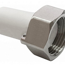 Штуцер ПП под пломбу с накидной гайкой 20х3/4 240/40 73664