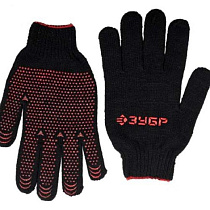 Перчатки ЗУБР МАСТЕР трикотажные с защитой от скольжения 05269