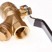 Кран шаровый VALFEX 1/2" г/г с фильтром 03288