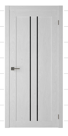 Дверное полотно FD /SMART-24 White Ash Veralinga Black Star 700*2000 FAMILYDOORS (на заказ) 74227