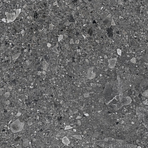 Чеппо Неро ПРО Керамогранит графитовый 60х120 матовый структурный R11/A Бархат