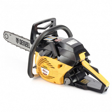 Бензопила DGS-4516 (3,0 л.с., 16"/400мм, 57 зв., 3/8"/1,3мм, 45 см3) Denzel 75324