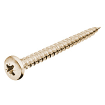 Шурупы универсальные 6 х 120 мм, полусферические, жёлтые 00621