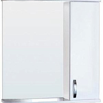 Зеркало-шкаф Сити 50 правое (белый) 525х700х175 51505