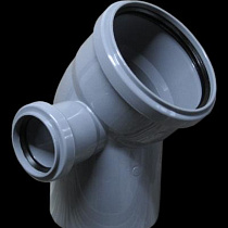 Отвод универсальный D=110/50х45° левый ПП 54086