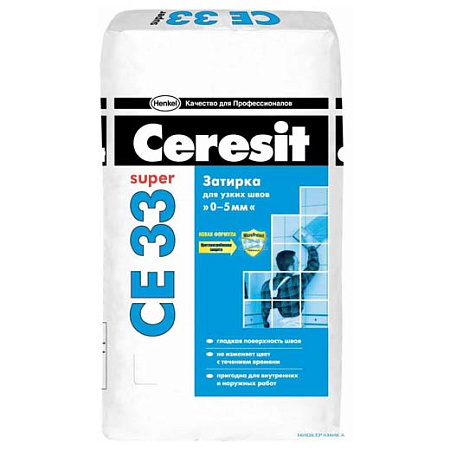 Затирка "CERESIT" СЕ33 БАГАМА БЕЖ 2кг, 2-5мм 28772