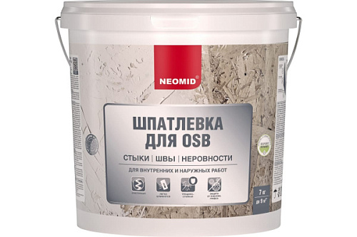 Шпатлевка для плит OSB 7 кг Neomid 72065