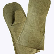 Краги сварщика брезентовые с ОП двойным наладонником 15981