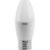 Лампа Gauss LED 3 Вт, E27, 2700 K, свеча, керамическая 36735