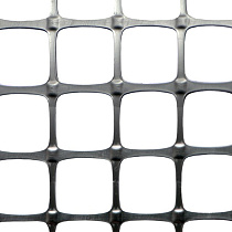 Садовая решетка ПВХ ячейка 20*20 1,0м*20м ЗР-15/1/20 серый 71418