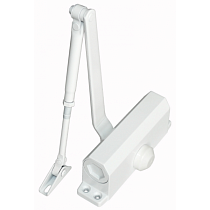 Доводчик NOTEDO DS-80 (до 80 кг) белый морозостойкий 01485