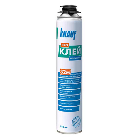 Клей-пена монтажный  KNAUF 850мл (12) 69112