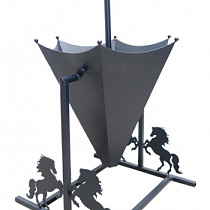 Урна №8 зонтик коричневая 65131