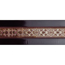 Бленда Амулет 7см венге/золото 42498