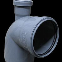 Отвод универсальный D=110/50х87,5° фронт-вверх ПП 50686