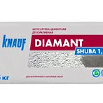 Штукатурка декоративная КНАУФ-ДИАМАНТ ШУБА 1,5мм цементная 25кг (48) 38042