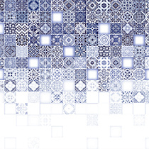 Hammam облицовочная плитка рельеф многоцветный (HAG451D) 20x44