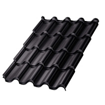 Металлочерепица МП Монтерроса (VikingMP E-20-9005-0.5) 57756