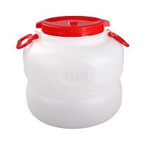 Бочка пластиковая 50л.с ручкам с широким горлом,повышенной прочности.(РАДИАН) 69753
