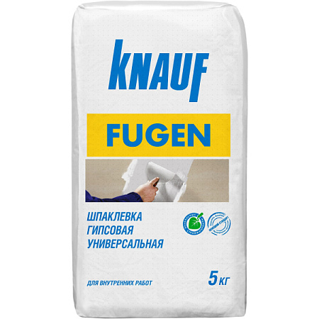 Шпаклевка гипсовая универсальная Knauf-ФУГЕН 5кг ПЭ (108) 59437