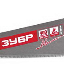 Ножовка ЗУБР "Мастер" МОЛНИЯ по дер,круп.зуб 5х400мм 04549