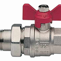 Кран шаровый (Американка) 1/2" бабочка VALFEX 16644