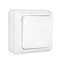 Выключатель 1-кл. ОП Олимп 10А IP20 белый UNIVersal 56834