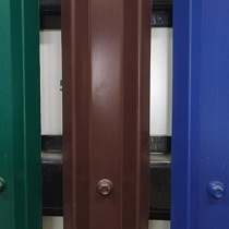 Металлический штакетник М-образный 1,25м (RAL8017) 42222