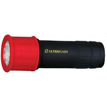 Фонарь Ultra Flash LED-15001-А красн. (3*R03) пласт. 9д 44632