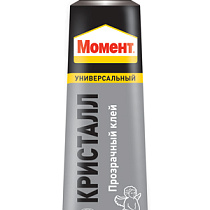 Клей HENKEL 'Момент Кристалл', универсальный, прозрачный, 30 мл 02714
