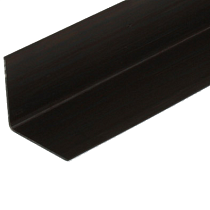 Уголок 20х20 -АА 2.7м ВЕНГЕ ЧЕРНЫЙ ПВХ 73207