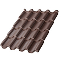 Металлочерепица МП Монтерроса (VikingMP E-20-8017-0.5) 57755