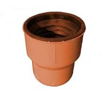 Редукция (переход с трубы) Дн 160х110 ПП (наружная канализация) рыжий 52207